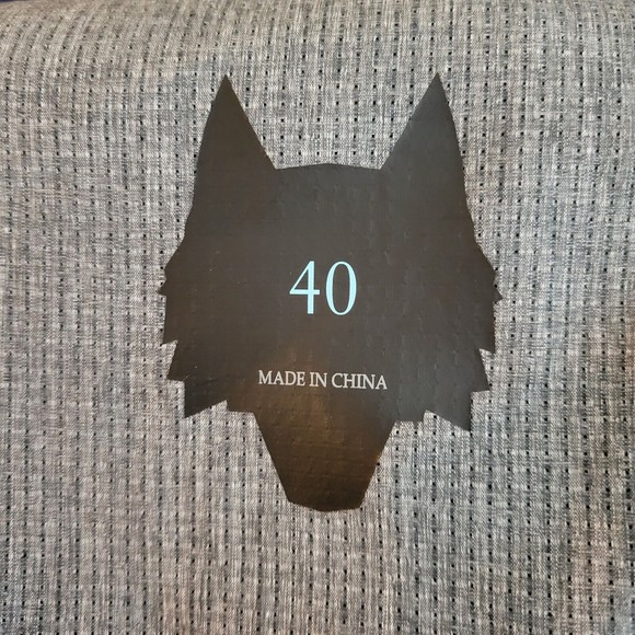 Greyson 10" Golf Shorts Mens Size 42 Navy Blue Wolf Animals AOP Performance - Picture 10 of 11